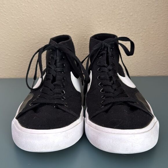 NIKE SB Blazer Court Mid Black & White Men\'s 10 main image 6